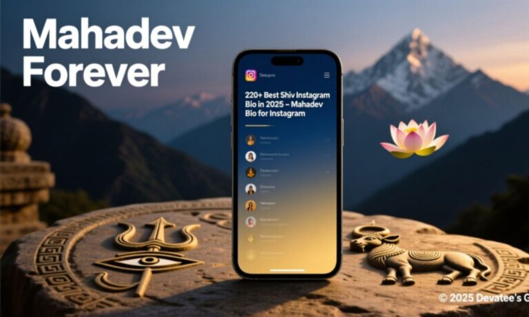 220+ Best Shiv Instagram Bio in 2025 Mahadev Bio for Instagram