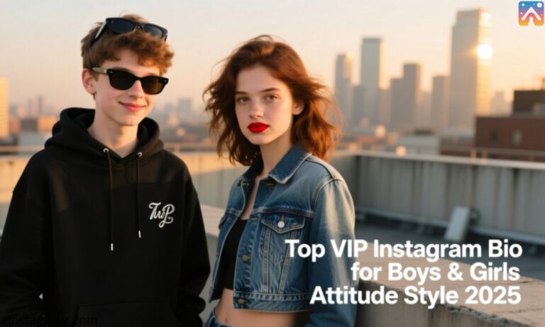 Top VIP Instagram Bio for Boys & Girls Attitude Style 2025