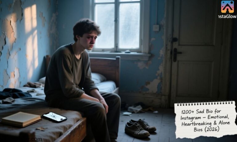 [1200+] Sad Bio for Instagram – Emotional, Heartbreaking & Alone Bios (2026)