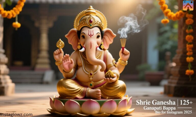 125+Ganpati Bappa Bio For Instagram Shree Ganesha Instagram Bio (2025)