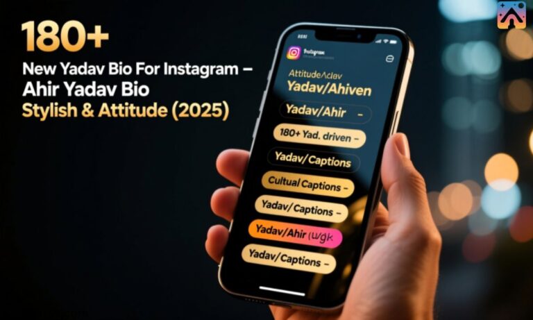 180+ New Yadav Bio For Instagram – Ahir Yadav Bio Stylish & Attitude (2025)