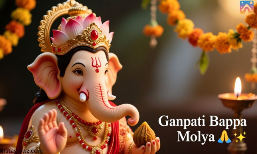 Ganpati bappa bio for instagram with emoji