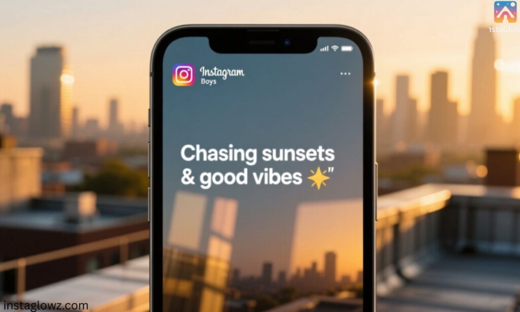 Instagram Bio for Boys in Stylish Font