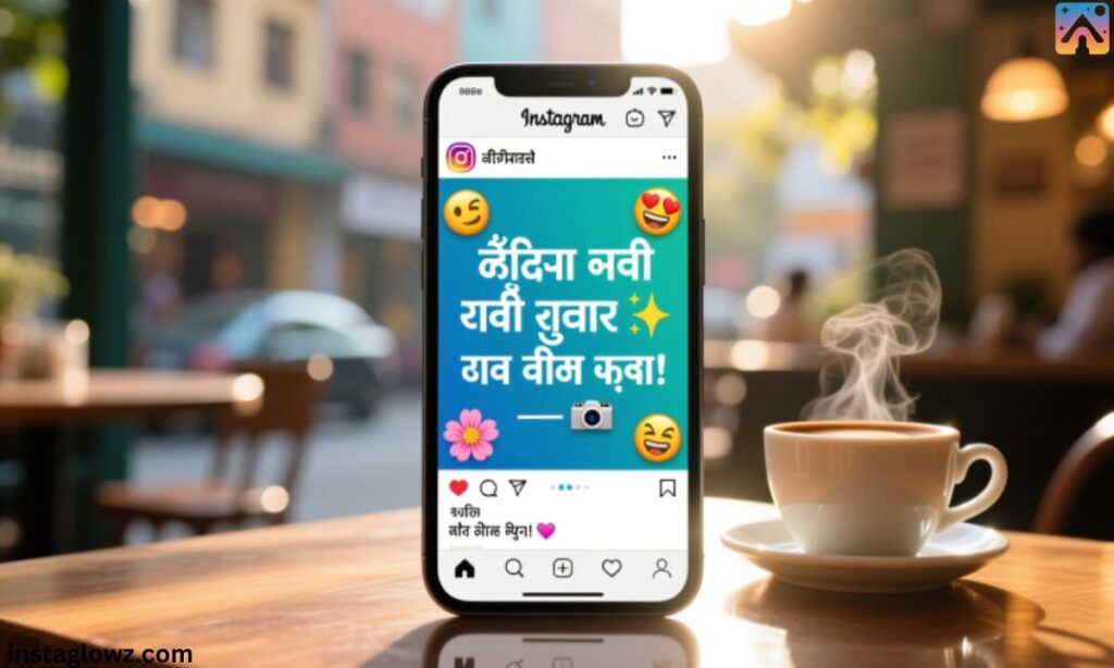 Instagram bio in marathi with emoji
