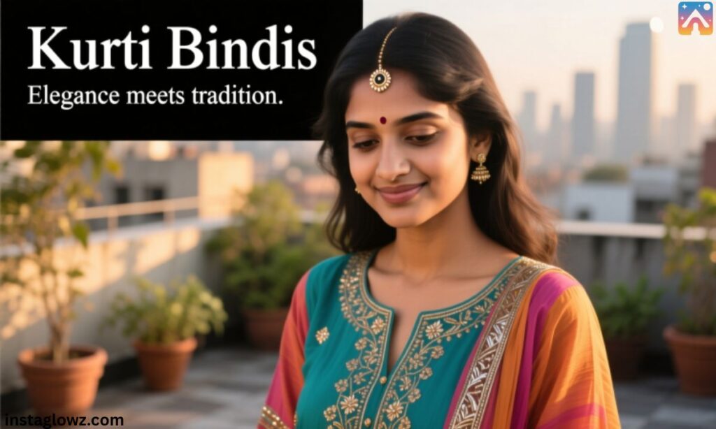 Kurti bindi captions for Instagram