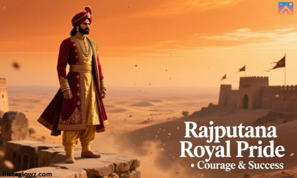 Motivational Rajputana Royal Pride, Courage & Success Vibes Instagram Bio