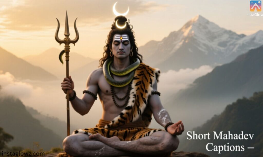 Short Mahadev Captions In Hindi