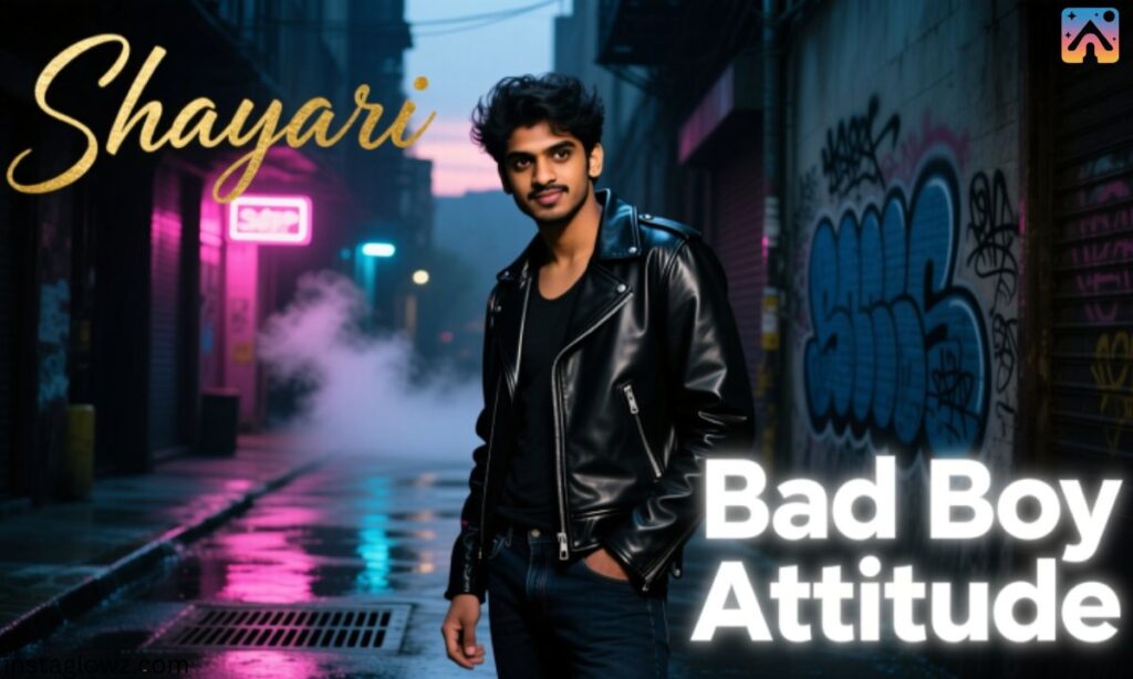Bad Boy Attitude Shayari in English