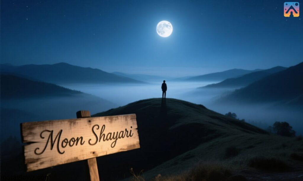 Moon Shayari In English